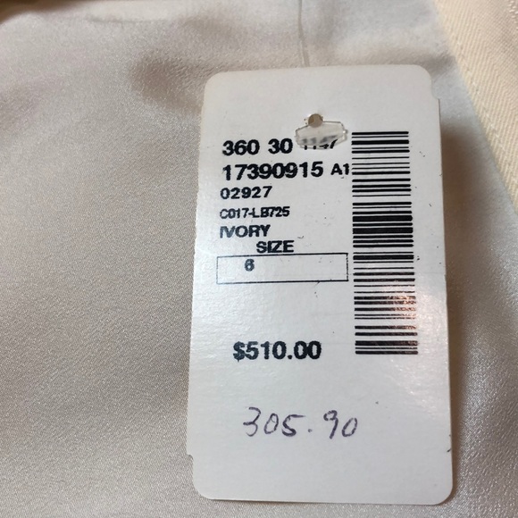 Emanuel Ungaro Paris Parallele Ivory Skirt size 6 - Picture 5 of 8